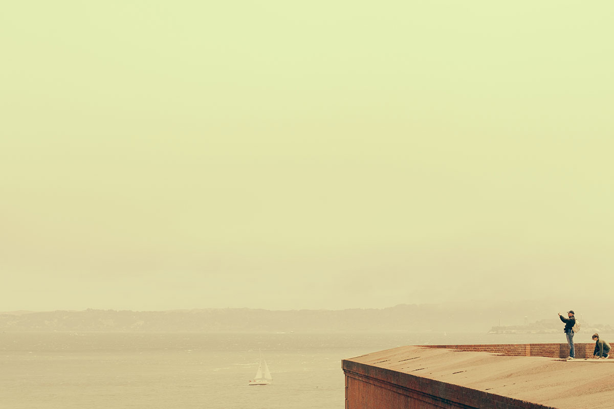 Lonely pier